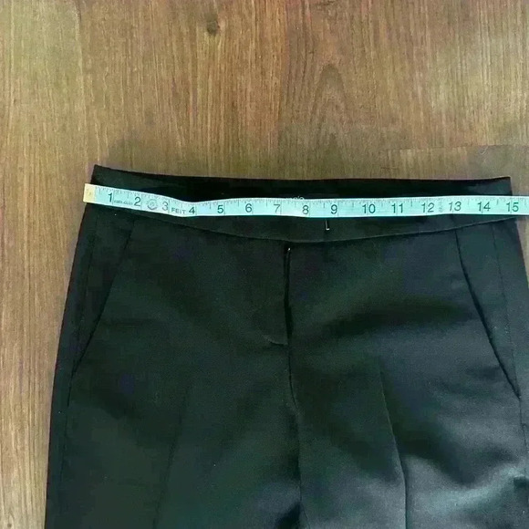 Maje black cropped trousers with pockets size 36 - Picture 6 of 9